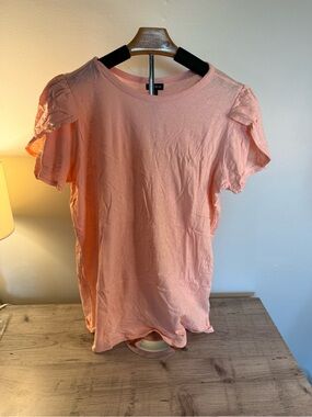 Torrid Crew Neck Tee with Tulip Sleeves
